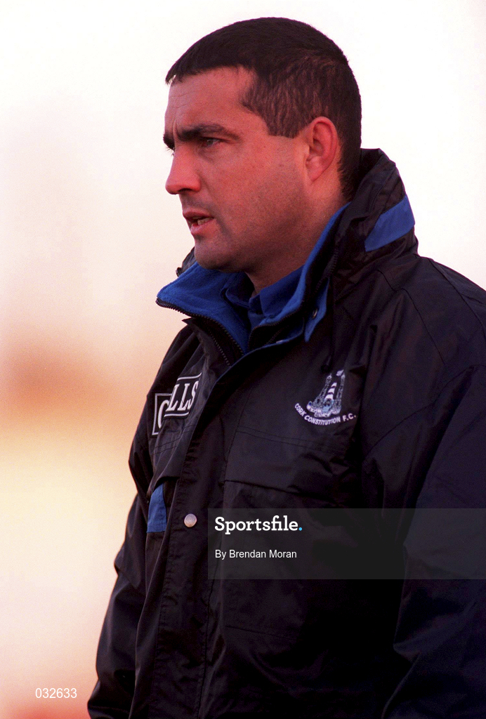 28 December 1999; Cork Constitution coach Michael Bradley during the AIB All-Ireland League Division 1 match between Cork Constitution and Garryowen at Temple Hill in Cork. Photo by Brendan Moran/Sportsfile