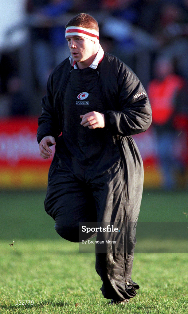 8 January 2000; Paul Wallace of Saracens during the Heineken Cup Pool 4 Round 5 match between Munster and Saracens at Thomond Park in Limerick. Photo by Brendan Moran/Sportsfile