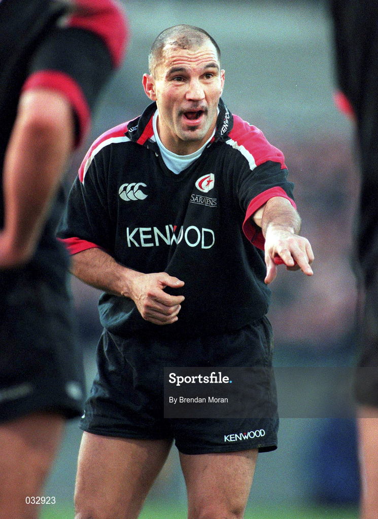 8 January 2000; theirry Lacroix of Saracens during the Heineken Cup Pool 4 Round 5 match between Munster and Saracens at Thomond Park in Limerick. Photo by Brendan Moran/Sportsfile