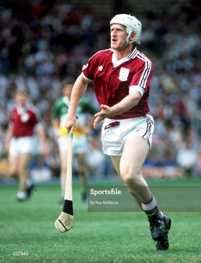 5 August 1990; Tony Keady of Galway during the All-Ireland Senior Hurling Championship Semi-Final match between Galway and Offaly at Croke Park in Dublin. Photo by Ray McManus/Sportsfile