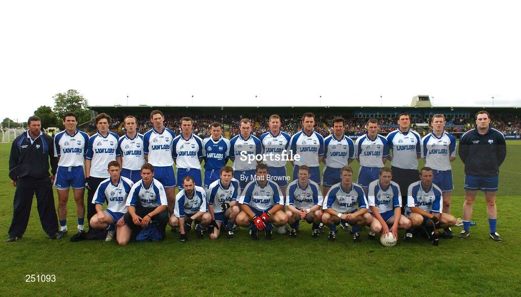 3 June 2007; The Waterford Squad. Bank of Ireland Munster Senior Football Championship Semi-Final, Waterford v Kerry, Fraher Field, Dungarvan, Co. Waterford. Picture credit: Matt Browne / SPORTSFILE