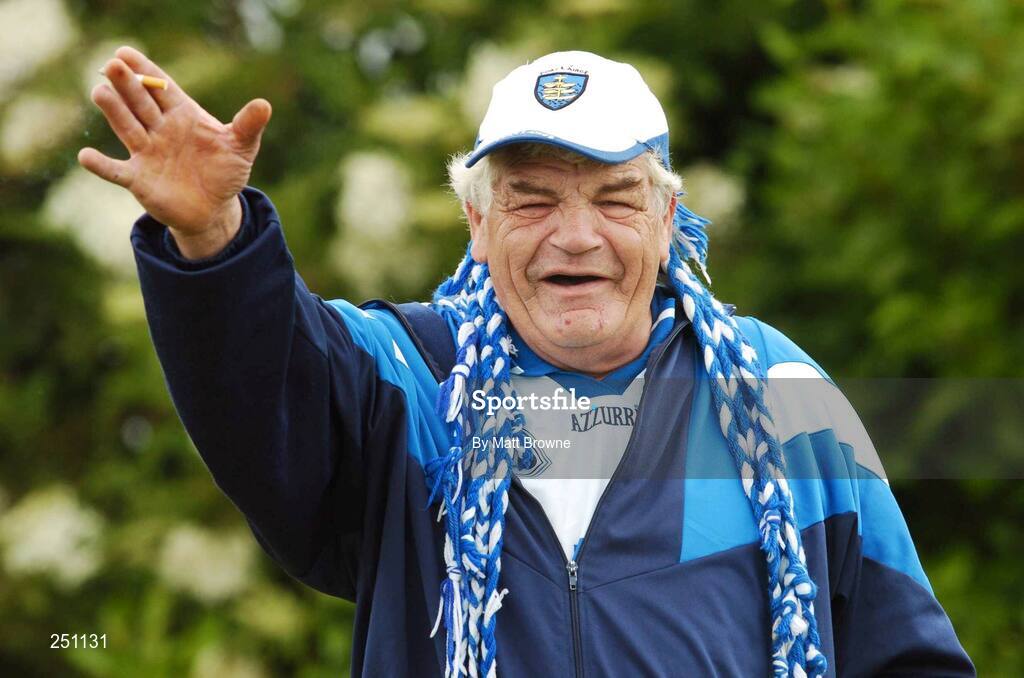 3 June 2007; Waterford fan Waltor Tobin during the game against Kerry. Bank of Ireland Munster Senior Football Championship Semi-Final, Waterford v Kerry, Fraher Field, Dungarvan, Co. Waterford. Picture credit: Matt Browne / SPORTSFILE