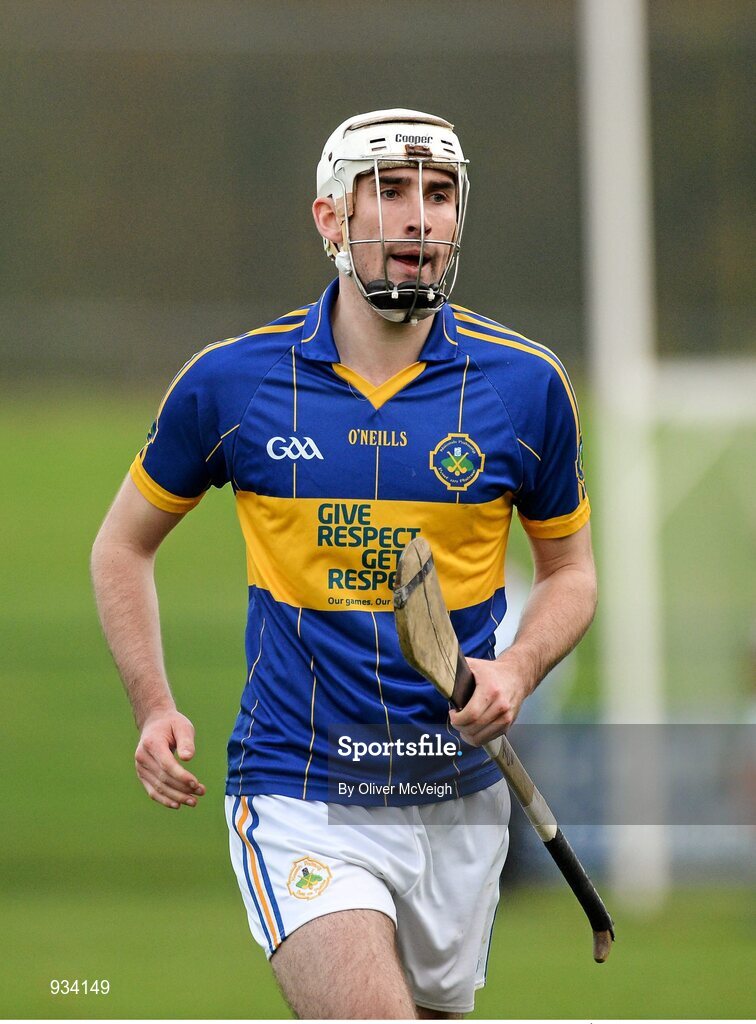 2 November 2014; Aaron O'Prey, Portaferry. AIB Ulster GAA Hurling Senior Club Championship Final, Portaferry v Ruairi Óg, Owenbeg Centre of Excellence, Dungiven, Derry. Picture credit: Oliver McVeigh / SPORTSFILE
