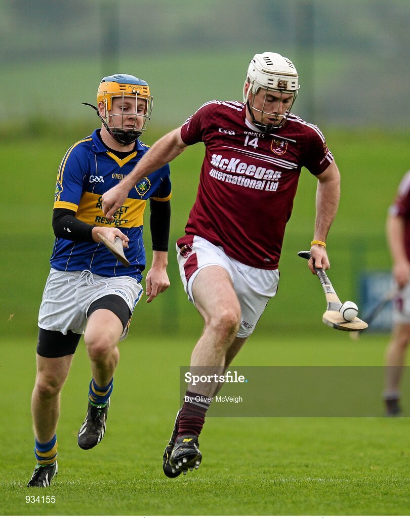 2 November 2014; Donal McNaughton, Ruairi Óg. AIB Ulster GAA Hurling Senior Club Championship Final, Portaferry v Ruairi Óg, Owenbeg Centre of Excellence, Dungiven, Derry. Picture credit: Oliver McVeigh / SPORTSFILE