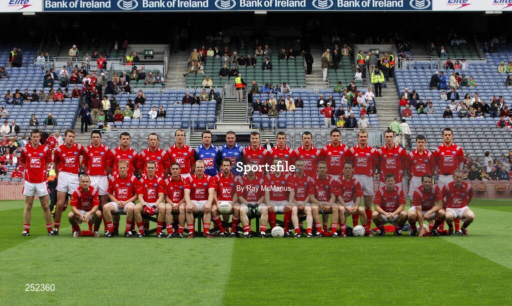 17 June 2007; The Louth squad. Bank of Ireland Leinster Senior Football Championship Quarter-Final, Louth v Wexford, Croke Park, Dublin. Picture credit: Ray McManus / SPORTSFILE