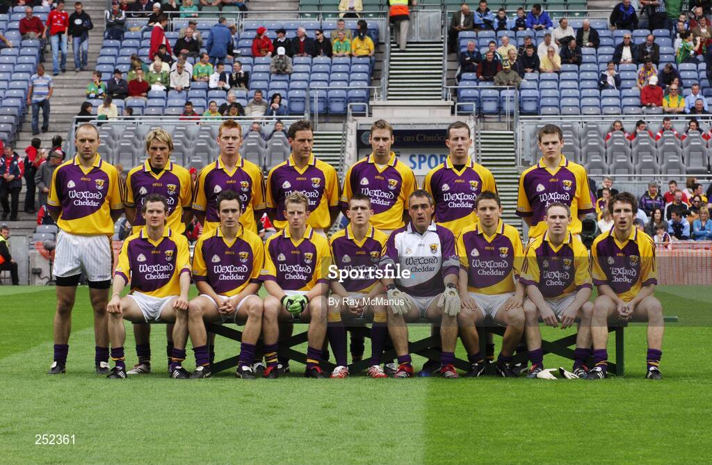 17 June 2007; The Wexford team. Bank of Ireland Leinster Senior Football Championship Quarter-Final, Louth v Wexford, Croke Park, Dublin. Picture credit: Ray McManus / SPORTSFILE