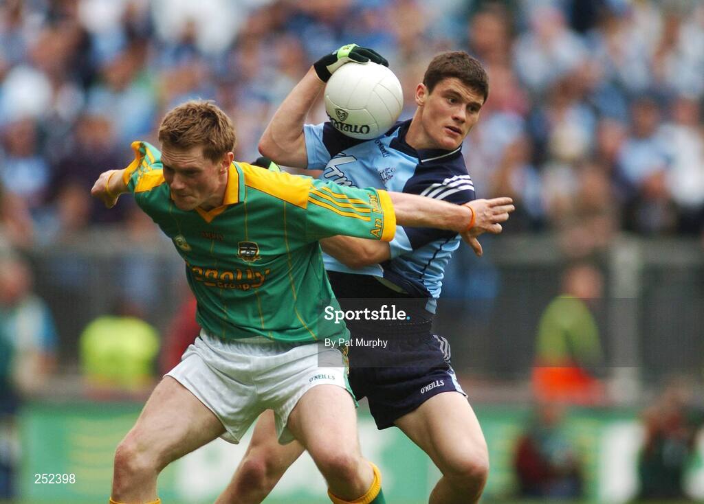 17 June 2007; Diarmuid Connolly, Dublin, in action against Caoimhin King, Meath. Bank of Ireland Leinster Senior Football Championship Quarter-Final Replay, Dublin v Meath, Croke Park, Dublin. Picture credit: Pat Murphy / SPORTSFILE