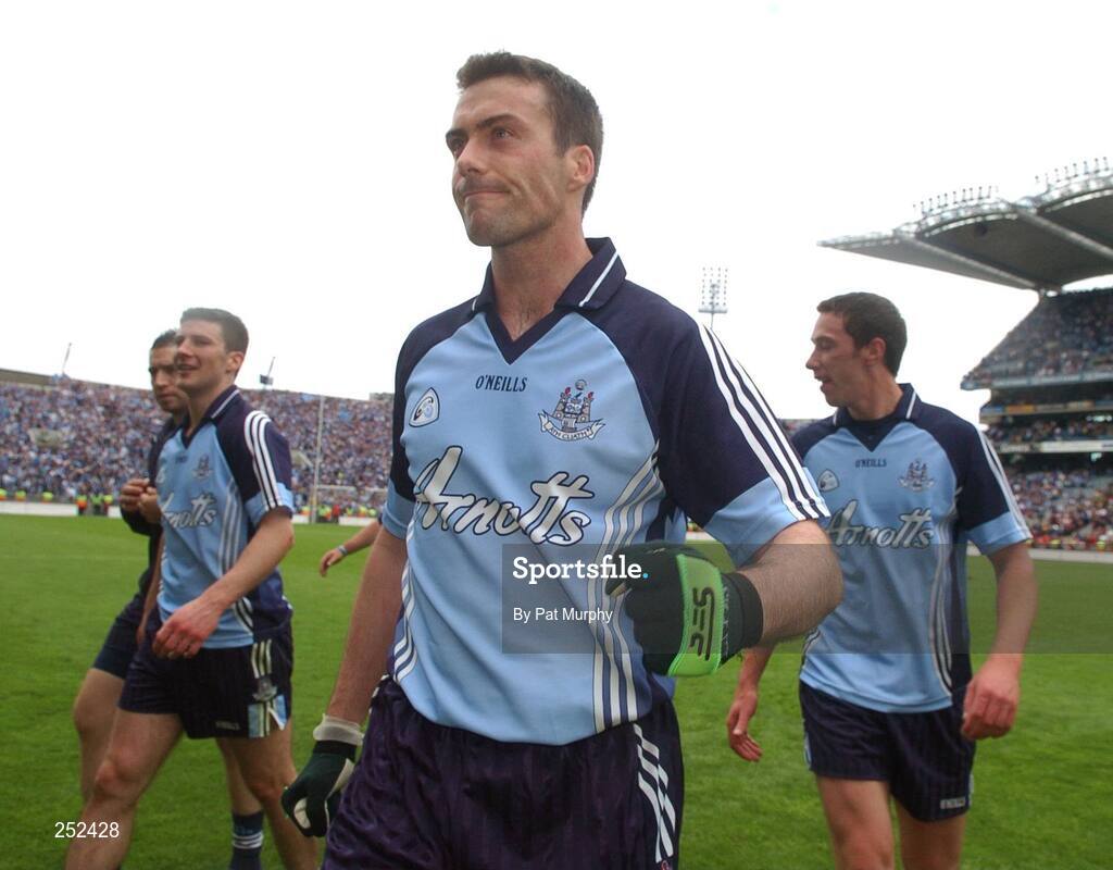 17 June 2007; Dublin's Ray Cosgrove celebrates after the game. Bank of Ireland Leinster Senior Football Championship Quarter-Final Replay, Dublin v Meath, Croke Park, Dublin. Picture credit: Pat Murphy / SPORTSFILE