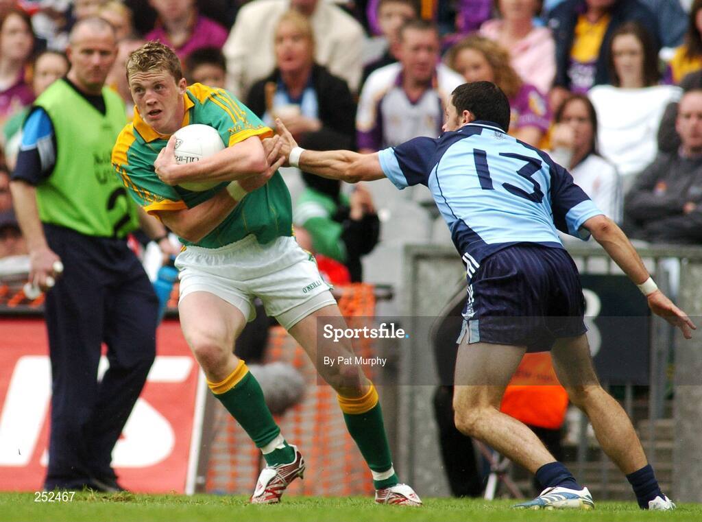 17 June 2007; Kevin Reilly, Meath, in action against Alan Brogan, Dublin. Bank of Ireland Leinster Senior Football Championship Quarter-Final Replay, Dublin v Meath, Croke Park, Dublin. Picture credit: Pat Murphy / SPORTSFILE