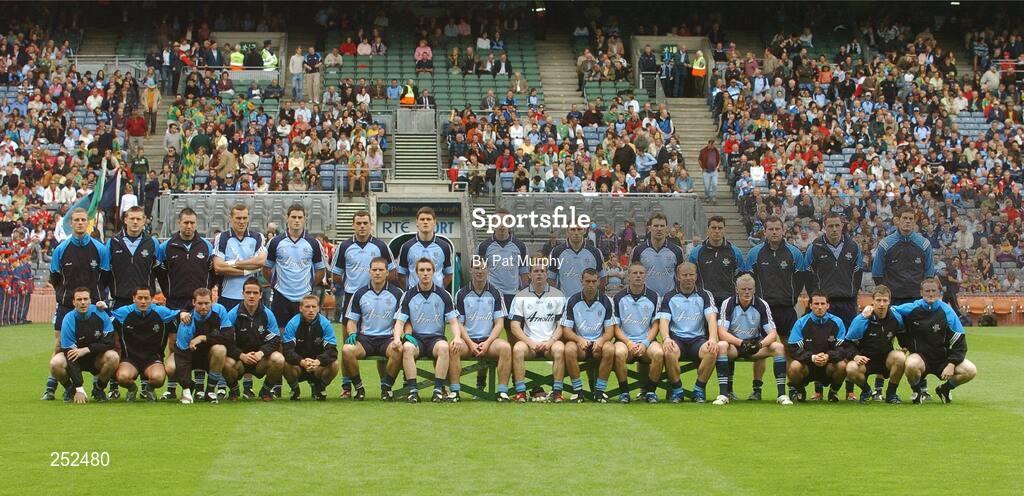 17 June 2007; The Dublin panel. Bank of Ireland Leinster Senior Football Championship Quarter-Final Replay, Dublin v Meath, Croke Park, Dublin. Picture credit: Pat Murphy / SPORTSFILE