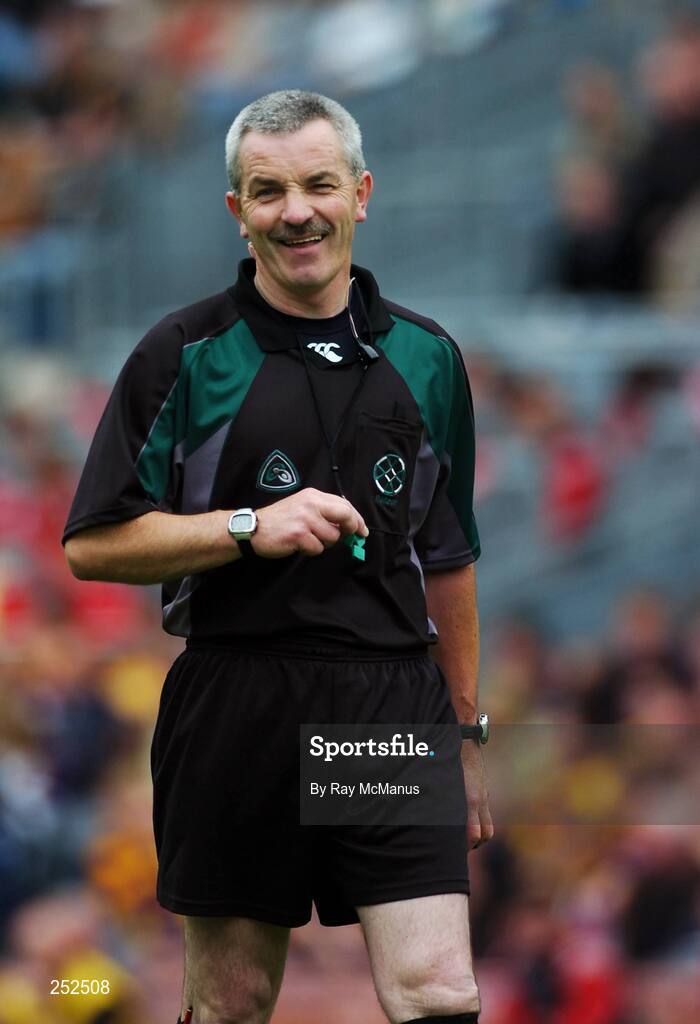 17 June 2007; Referee Paddy Russell. Bank of Ireland Leinster Senior Football Championship Quarter-Final, Louth v Wexford, Croke Park, Dublin. Picture credit: Ray McManus / SPORTSFILE
