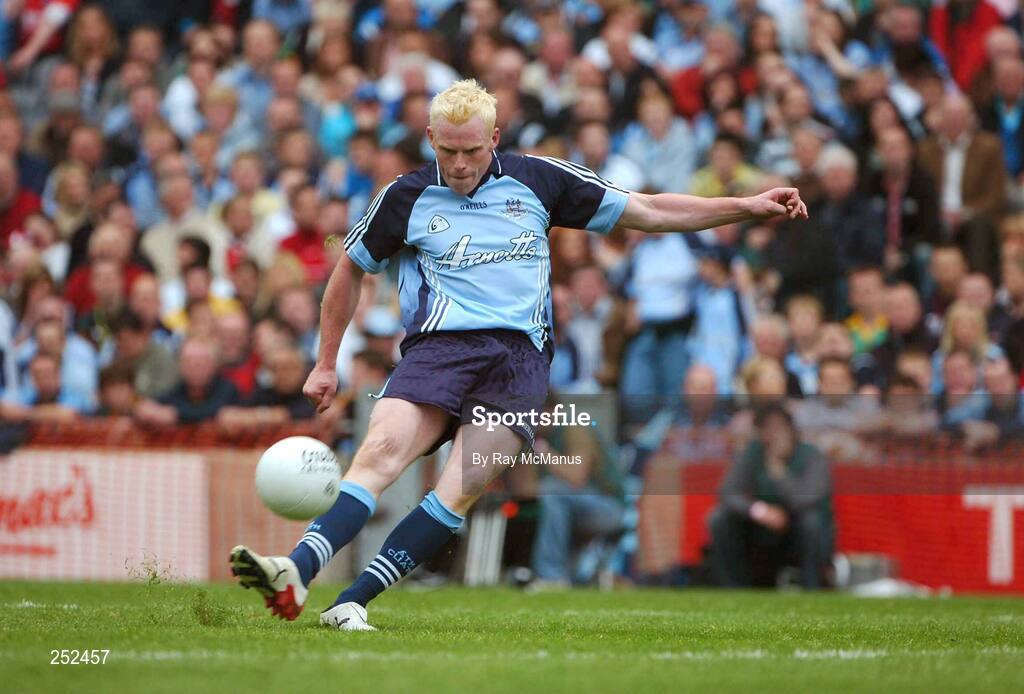 17 June 2007; Mark Vaughan scores a free for Dublin. Bank of Ireland Leinster Senior Football Championship Quarter-Final Replay, Dublin v Meath, Croke Park, Dublin. Picture credit: Ray McManus / SPORTSFILE