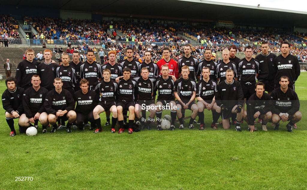 17 June 2007; The Sligo panel. Bank of Ireland Connacht Senior Football Championship Semi-Final, Sligo v Roscommon, Dr. Hyde Park, Roscommon. Picture credit: Ray Ryan / SPORTSFILE