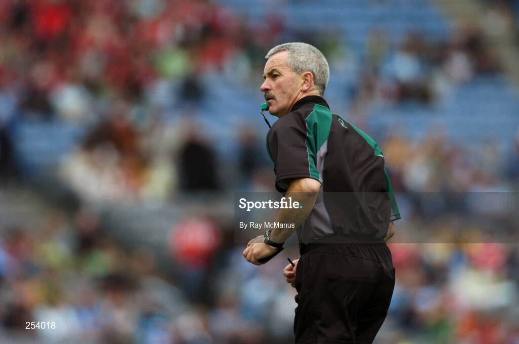 17 June 2007; Referee Paddy Russell, Tipperary. Bank of Ireland Leinster Senior Football Championship Quarter-Final, Louth v Wexford, Croke Park, Dublin. Picture credit: Ray McManus / SPORTSFILE