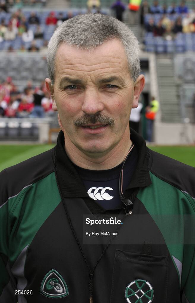17 June 2007; Referee Paddy Russell, Tipperary. Bank of Ireland Leinster Senior Football Championship Quarter-Final, Louth v Wexford, Croke Park, Dublin. Picture credit: Ray McManus / SPORTSFILE
