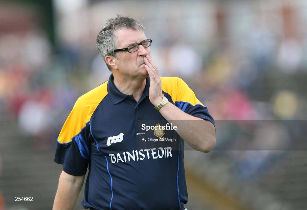 30 June 2007; Clare manager,Tony Considine, on the sideline. Guinness All-Ireland Hurling Championship Qualifier, Group 1A, Round 1, Antrim v Clare, Casement Park, Belfast, Co. Antrim. Picture credit: Oliver McVeigh / SPORTSFILE