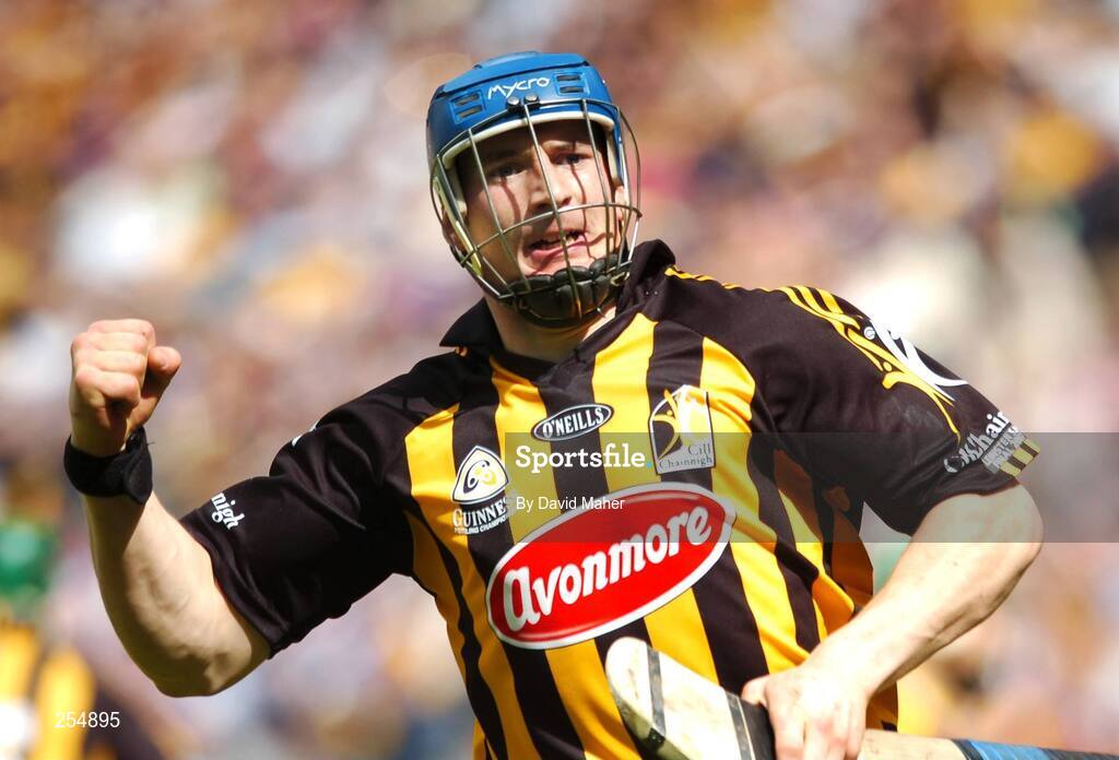 1 July 2007; Kilkenny's Willie O'Dwyer celebrates after scoring his side's first goal. Guinness Leinster Senior Hurling Championship Final, Kilkenny v Wexford, Croke Park, Dublin. Picture credit: David Maher / SPORTSFILE