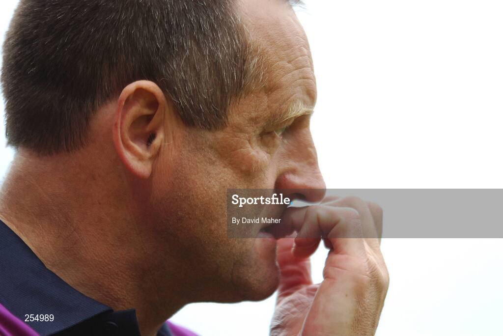 1 July 2007; A dejected John Meyler, Wexford manager, at the end of the game. Guinness Leinster Senior Hurling Championship Final, Kilkenny v Wexford, Croke Park, Dublin. Picture credit: David Maher / SPORTSFILE