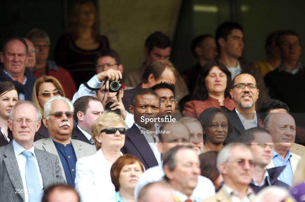 1 July 2007; Ambassadors from various countries look on during the game. Guinness Leinster Senior Hurling Championship Final, Kilkenny v Wexford, Croke Park, Dublin. Picture credit: David Maher / SPORTSFILE