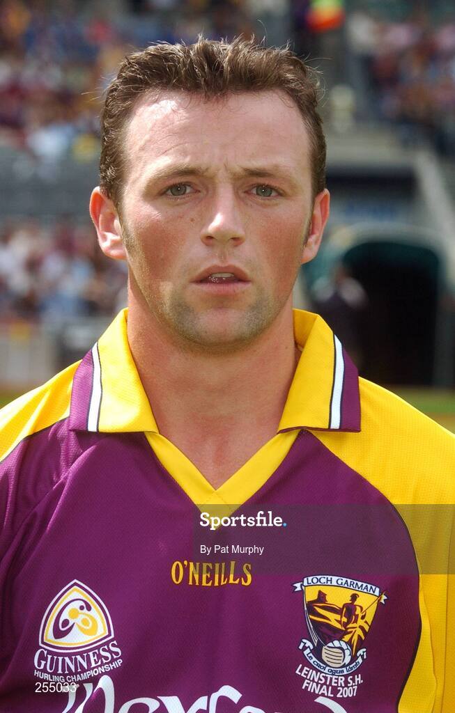 1 July 2007; Nigel Higgins, Wexford. Guinness Leinster Senior Hurling Championship Final, Kilkenny v Wexford, Croke Park, Dublin. Picture credit: Pat Murphy / SPORTSFILE