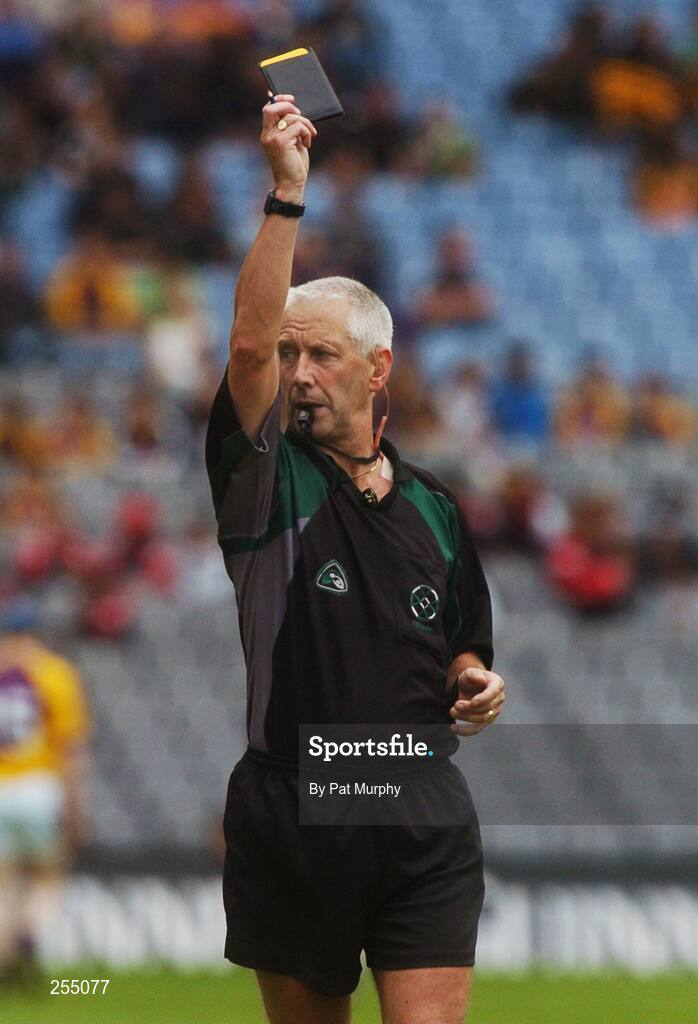 1 July 2007; Referee Pat O'Connor. Guinness Leinster Senior Hurling Championship Final, Kilkenny v Wexford, Croke Park, Dublin. Picture credit: Pat Murphy / SPORTSFILE