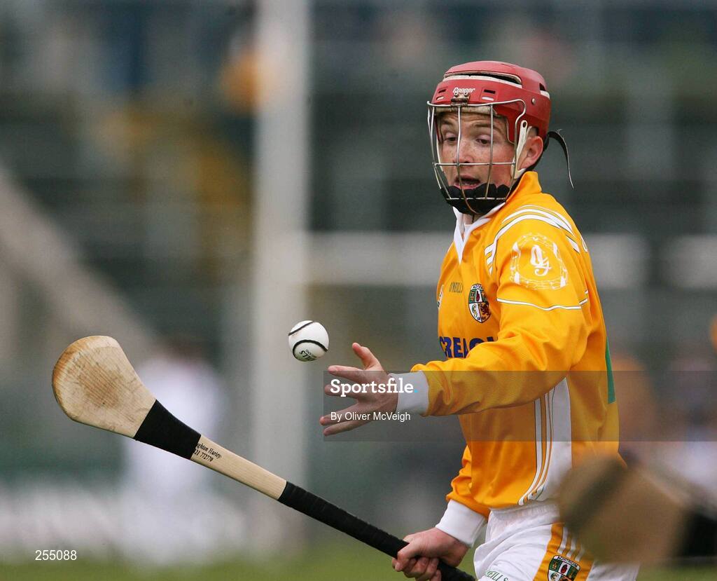 30 June 2007; Paddy McGill, Antrim. Guinness All-Ireland Hurling Championship Qualifier, Group 1A, Round 1, Antrim v Clare, Casement Park, Belfast, Co. Antrim. Picture credit: Oliver McVeigh / SPORTSFILE