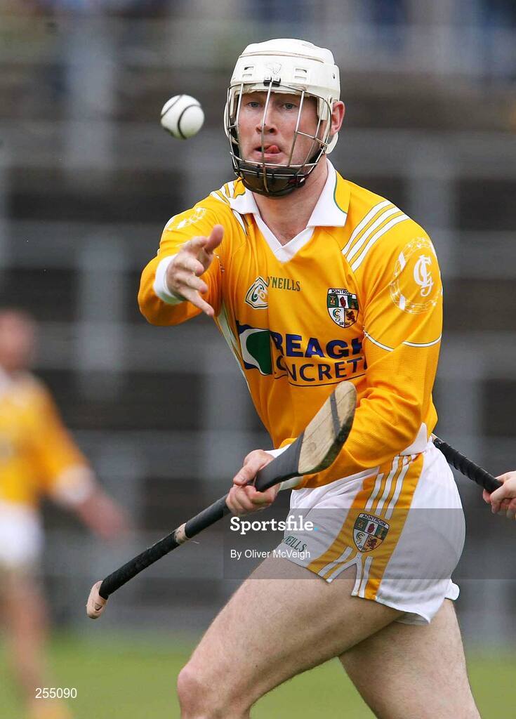 30 June 2007; John McIntosh, Antrim. Guinness All-Ireland Hurling Championship Qualifier, Group 1A, Round 1, Antrim v Clare, Casement Park, Belfast, Co. Antrim. Picture credit: Oliver McVeigh / SPORTSFILE