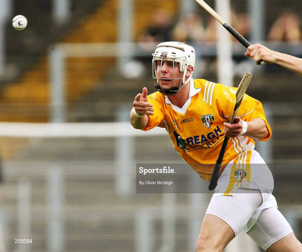 30 June 2007; Neil McManus, Antrim. Guinness All-Ireland Hurling Championship Qualifier, Group 1A, Round 1, Antrim v Clare, Casement Park, Belfast, Co. Antrim. Picture credit: Oliver McVeigh / SPORTSFILE