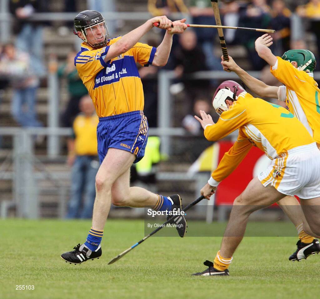 30 June 2007; Niall Gilligan, Clare. Guinness All-Ireland Hurling Championship Qualifier, Group 1A, Round 1, Antrim v Clare, Casement Park, Belfast, Co. Antrim. Picture credit: Oliver McVeigh / SPORTSFILE