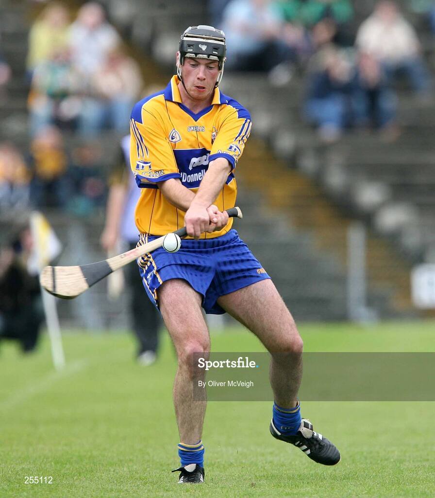 30 June 2007; Conor Plunkett, Clare. Guinness All-Ireland Hurling Championship Qualifier, Group 1A, Round 1, Antrim v Clare, Casement Park, Belfast, Co. Antrim. Picture credit: Oliver McVeigh / SPORTSFILE
