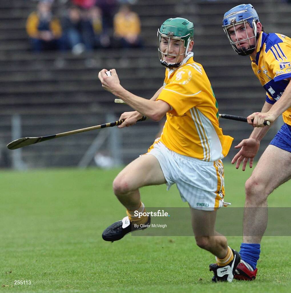 30 June 2007; Paul Shields, Antrim. Guinness All-Ireland Hurling Championship Qualifier, Group 1A, Round 1, Antrim v Clare, Casement Park, Belfast, Co. Antrim. Picture credit: Oliver McVeigh / SPORTSFILE