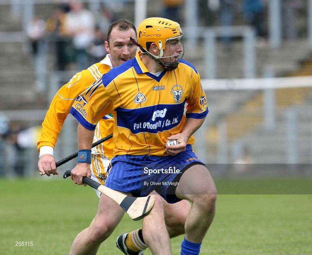 30 June 2007; Derek Quinn, Clare. Guinness All-Ireland Hurling Championship Qualifier, Group 1A, Round 1, Antrim v Clare, Casement Park, Belfast, Co. Antrim. Picture credit: Oliver McVeigh / SPORTSFILE