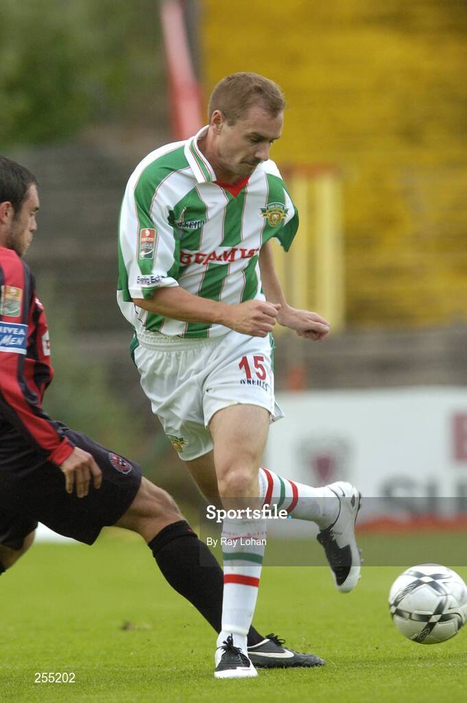 3 July 2007; Colin Healy, Cork, in action against Stephen Rice, Bohemians. eircom League of Ireland Cup Quarter-Final, Bohemians v Cork City, Dalymount Park, Dublin. Picture credit: Ray Lohan / SPORTSFILE