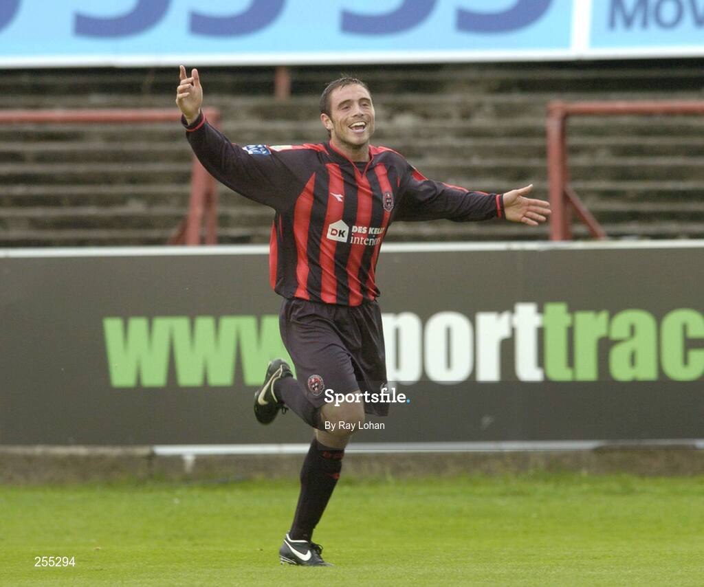 3 July 2007; Stephen Rice, Bohemians, celebrates after scoring his side's first goal. eircom League of Ireland Cup Quarter-Final, Bohemians v Cork City, Dalymount Park, Dublin. Picture credit: Ray Lohan / SPORTSFILE