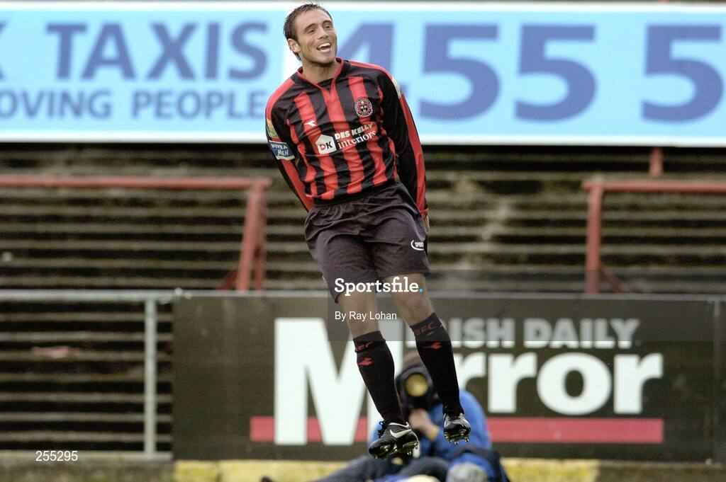 3 July 2007; Stephen Rice, Bohemians, celebrates after scoring his side's first goal. eircom League of Ireland Cup Quarter-Final, Bohemians v Cork City, Dalymount Park, Dublin. Picture credit: Ray Lohan / SPORTSFILE