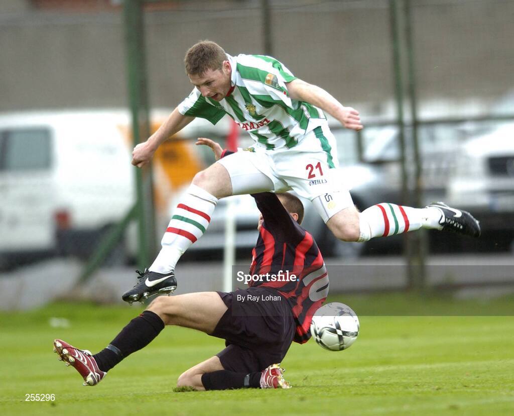3 July 2007; Denis Behan, Cork City, in action against Conor Powell, Bohemians. eircom League of Ireland Cup Quarter-Final, Bohemians v Cork City, Dalymount Park, Dublin. Picture credit: Ray Lohan / SPORTSFILE