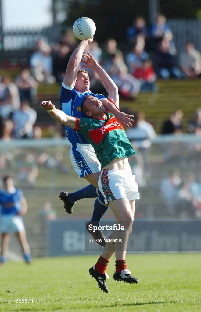 7 July 2007; Nicholas Walsh, Cavan, in action against David Heaney, Mayo. Bank of Ireland All-Ireland Senior Football Championship Qualifier, Round 1, Mayo v Cavan, McHale Park, Castlebar, Co. Mayo. Picture credit: Ray McManus / SPORTSFILE