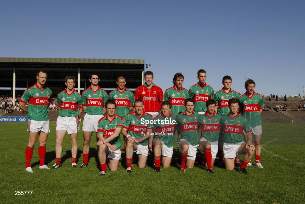 7 July 2007; The Mayo team. Bank of Ireland All-Ireland Senior Football Championship Qualifier, Round 1, Mayo v Cavan, McHale Park, Castlebar, Co. Mayo. Picture credit: Ray McManus / SPORTSFILE