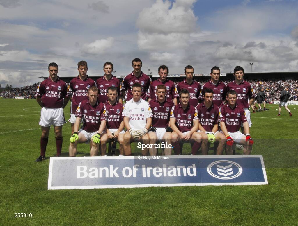 8 July 2007; The Galway team. Bank of Ireland Connacht Senior Football Championship Final, Galway v Sligo, Dr. Hyde Park, Roscommon. Picture credit: Ray McManus / SPORTSFILE