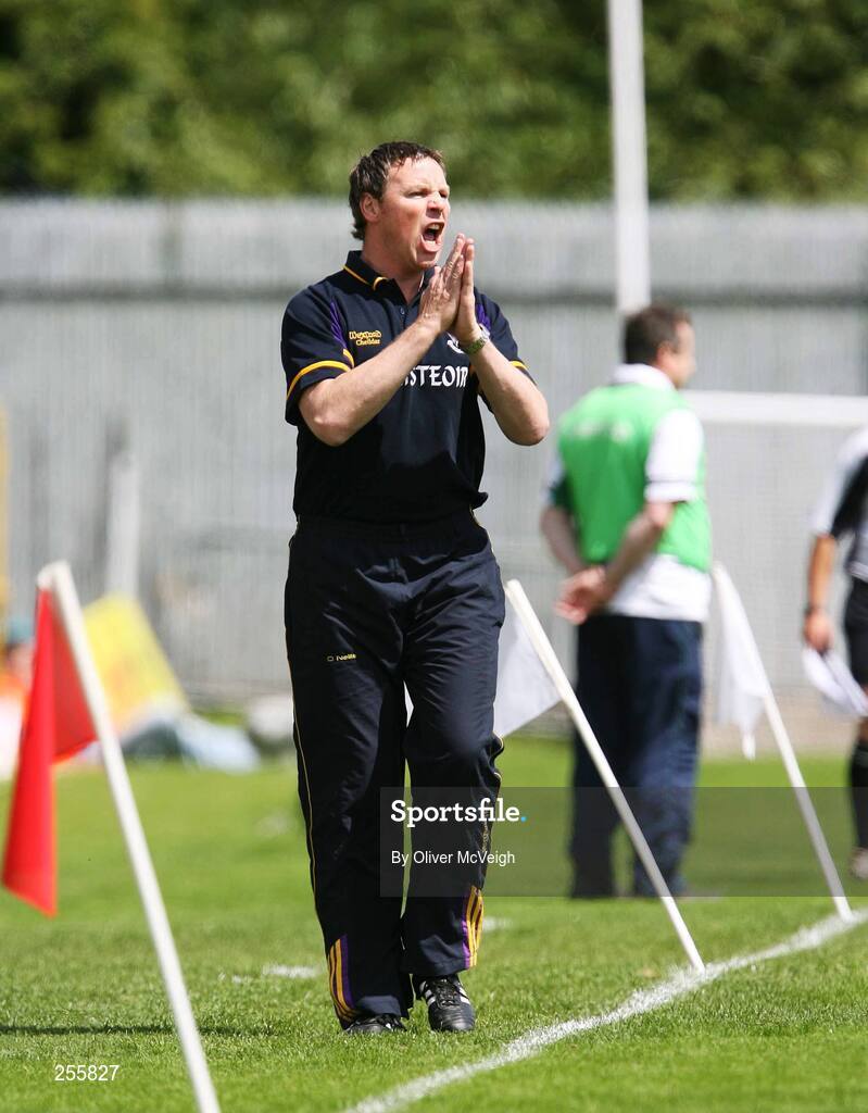 8 July 2007; The Wexford manager. Bank of Ireland All-Ireland Senior Football Championship Qualifier, Round 1, Fermanagh v Wexford, St Tighearnach's Park, Clones, Co. Monaghan. Picture credit: Oliver McVeigh / SPORTSFILE