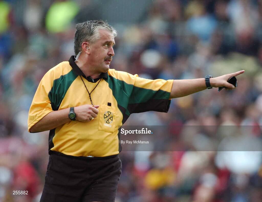 8 July 2007; Referee Brian Crowe, Cavan. Bank of Ireland Connacht Senior Football Championship Final, Galway v Sligo, Dr. Hyde Park, Roscommon. Picture credit: Ray McManus / SPORTSFILE