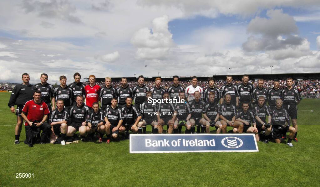 8 July 2007; The Sligo squad. Bank of Ireland Connacht Senior Football Championship Final, Galway v Sligo, Dr. Hyde Park, Roscommon. Picture credit: Ray McManus / SPORTSFILE