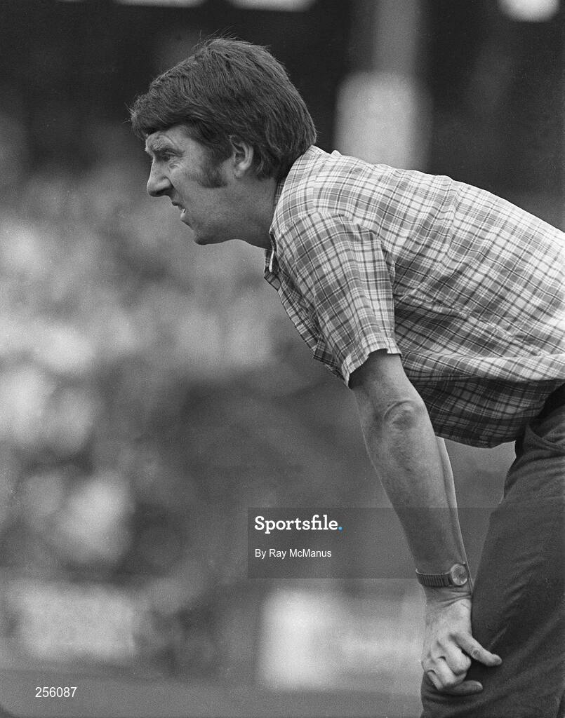 1 August 1982; Offaly manager Eugene McGee during the Leinster Senior Football Championship Final match between Offaly and Dublin at Croke Park in Dublin. Photo by Ray McManus/Sportsfile