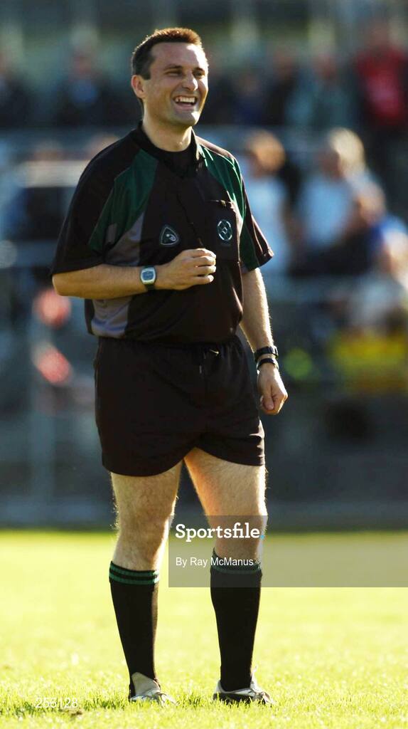 7 July 2007; Referee Maurice Deegan, Laois. Bank of Ireland All-Ireland Senior Football Championship Qualifier, Round 1, Mayo v Cavan, McHale Park, Castlebar, Co. Mayo. Picture credit: Ray McManus / SPORTSFILE