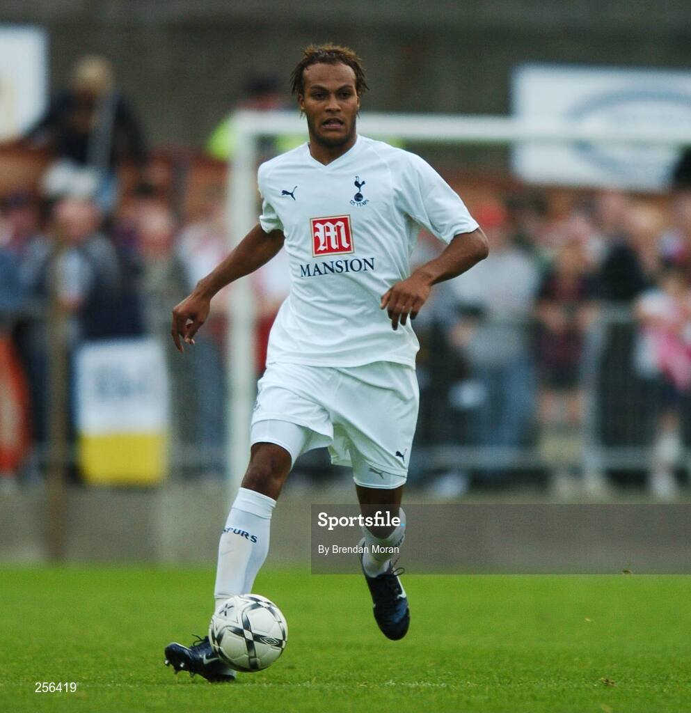 12 July 2007; Younes Kaboul, Tottenham Hotspur. Pre Season Friendly, St Patrick's Athletic v Tottenham Hotspur, Richmond Park, Dublin. Picture credit: Brendan Moran / SPORTSFILE