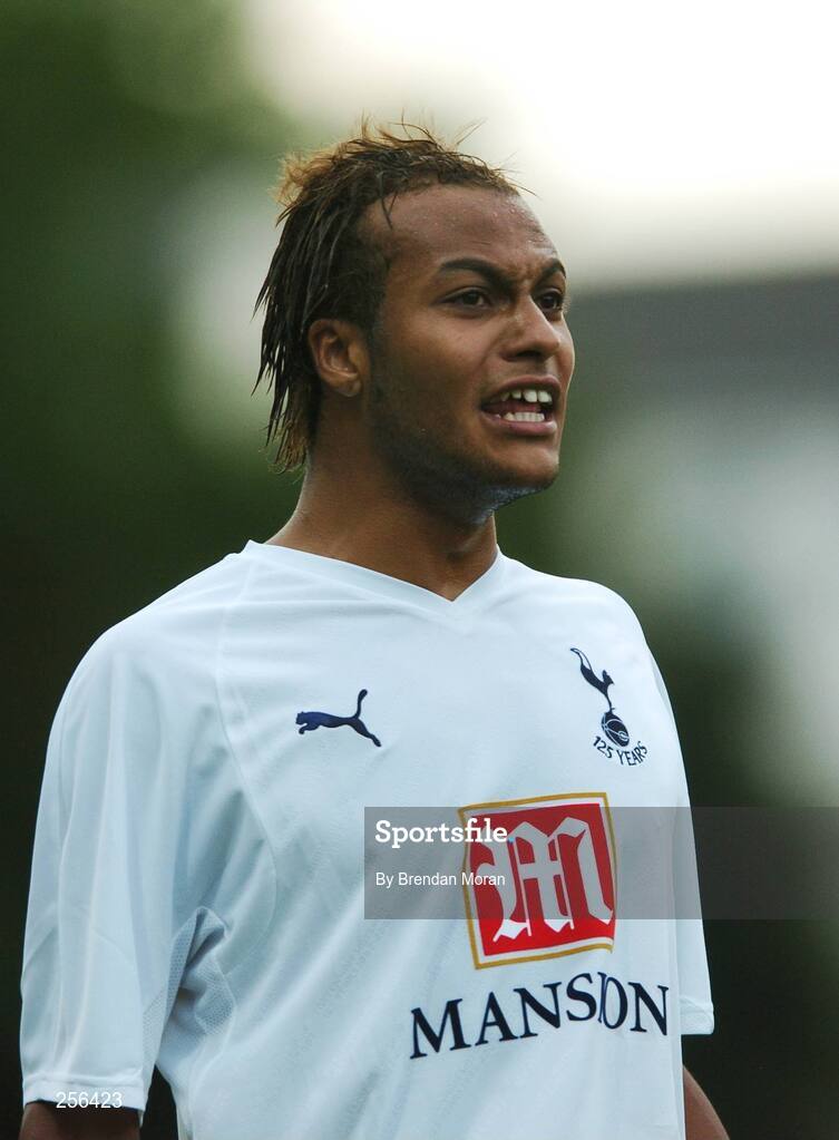 12 July 2007; Younes Kaboul, Tottenham Hotspur. Pre Season Friendly, St Patrick's Athletic v Tottenham Hotspur, Richmond Park, Dublin. Picture credit: Brendan Moran / SPORTSFILE