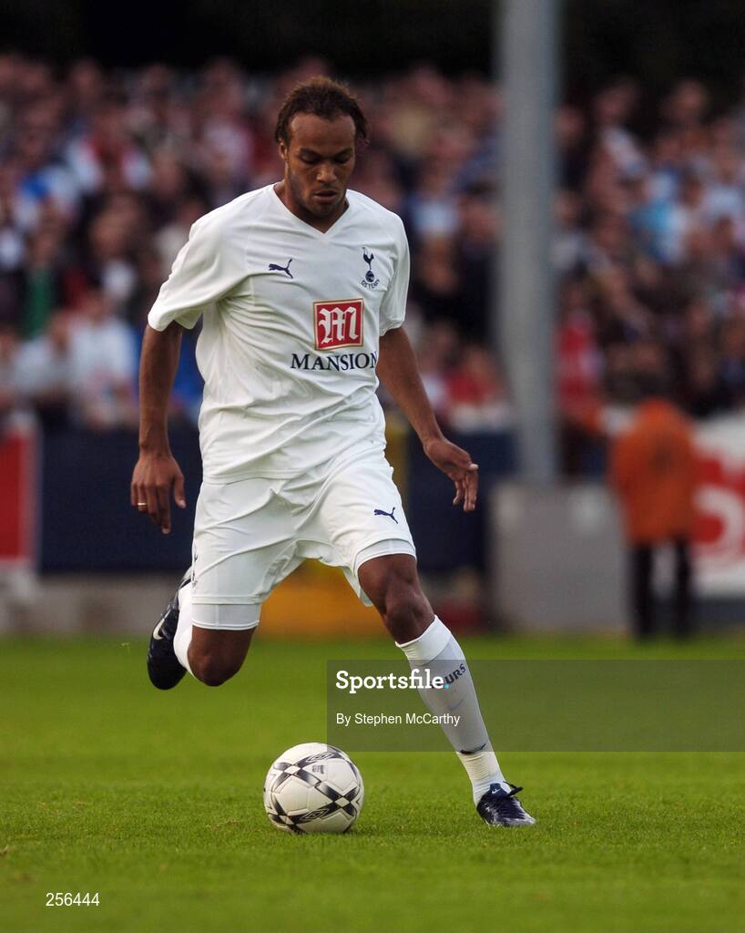 12 July 2007; Younes Kaboul, Tottenham Hotspur. Pre Season Friendly, St Patrick's Athletic v Tottenham Hotspur, Richmond Park, Dublin. Picture credit: Stephen McCarthy / SPORTSFILE