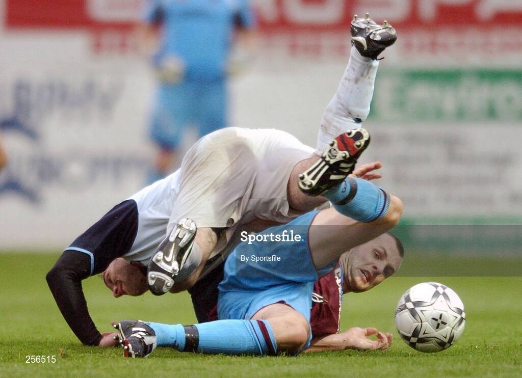 13 July 2007; Steven Gray, Drogheda United, in action against Mark Rossitter, Bohemians. eircom League of Ireland Premier Division, Drogheda United v Bohemians, United Park, Drogheda, Co. Louth. Photo by Sportsfile