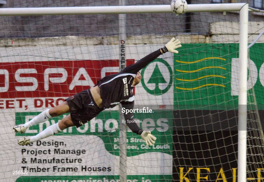 13 July 2007; Bohemians goalkeeper Brian Murphy fails to stop Drogheda United's Tony Grant's goal. eircom League of Ireland Premier Division, Drogheda United v Bohemians, United Park, Drogheda, Co. Louth. Photo by Sportsfile