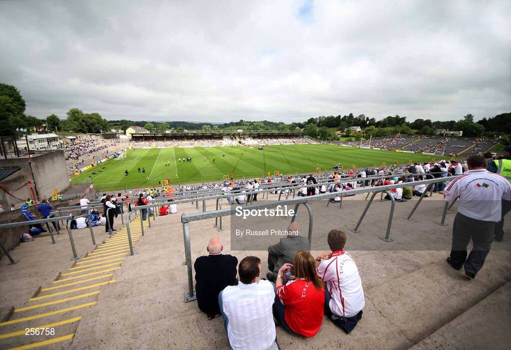 15 July 2007; A general view of St Tighearnach's Park before the start of the Minor Final. ESB Ulster Minor Football Championship Final - Derry v Tyrone, St Tighearnach's Park, Clones, Co Monaghan. Picture credit: Russell Pritchard / SPORTSFILE